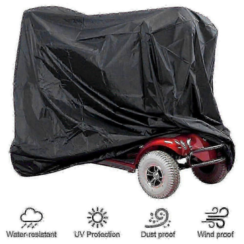 Kikidex (As Show, One Size) Srbtv-Mobility Scooter Rain Cover Anti-Uv Protector Dustproof Waterproof Heavy Duty Covers