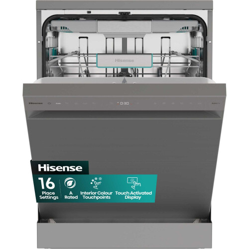 Hisense Hisense Standard Dishwasher - Stainless Steel - A Rated