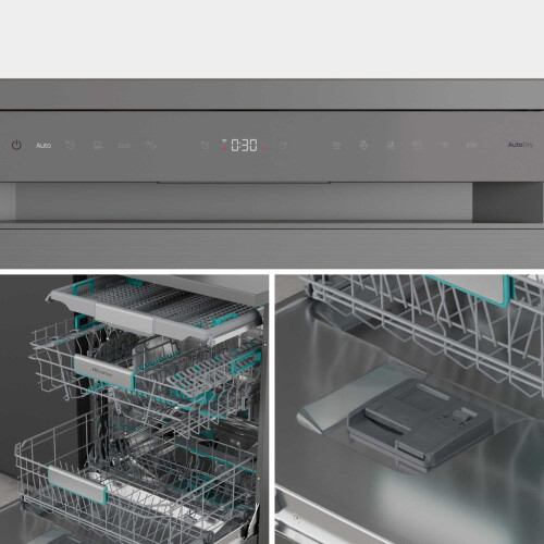 Hisense Hisense Standard Dishwasher - Stainless Steel - A Rated 1