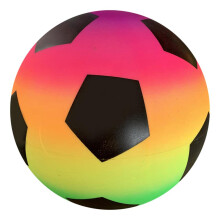 9 Inch Rainbow Soccer PVC Playground Bouncy Kick Ball Kids Outdoor
