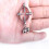 1Pcs Steel Circle Round Bell Screw False Nipple Ring 4