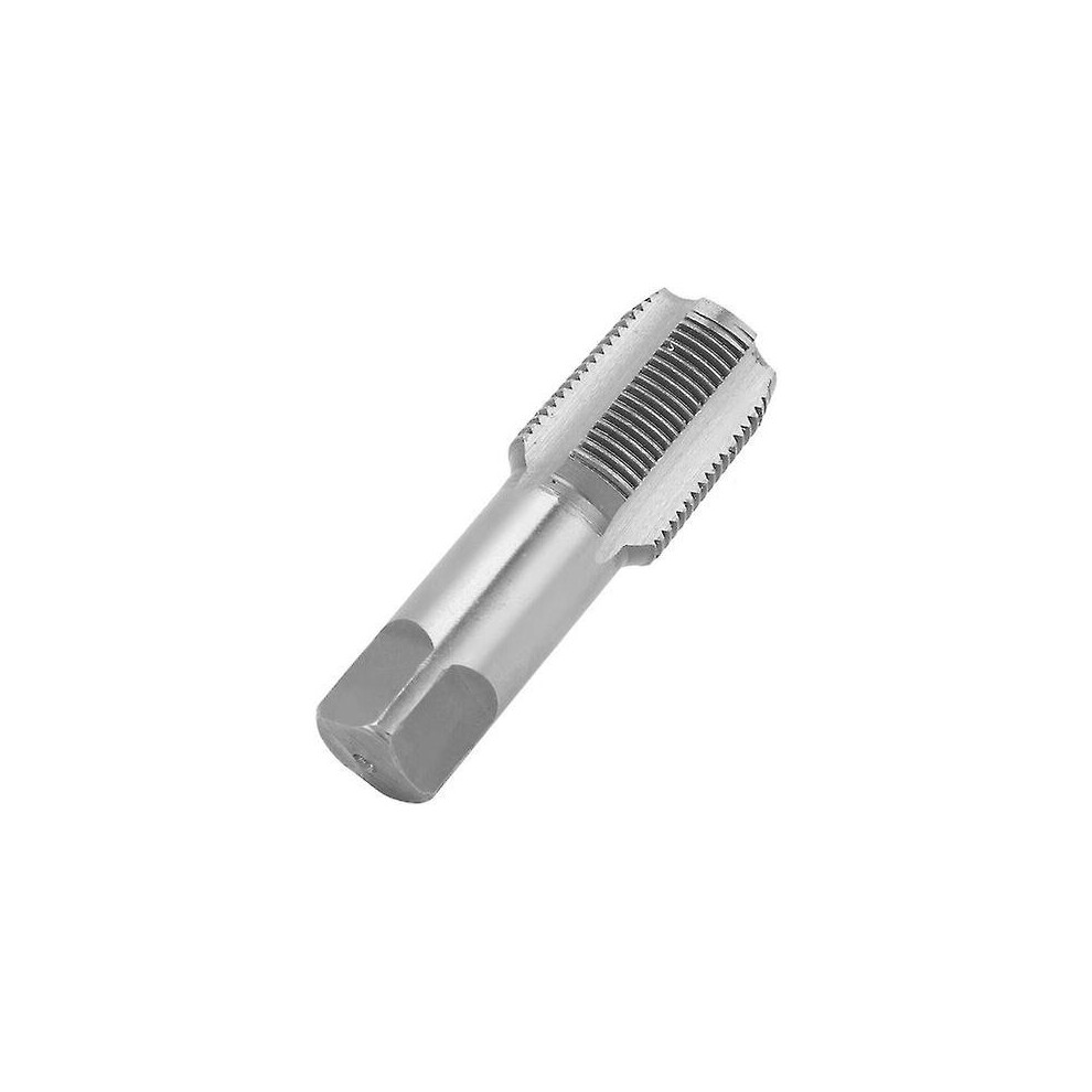 Kikidex (As Show, One Size) 3/4"Npt Pipe Tap, Hss Silver Standard Thread Repair Machine Tapping Tool