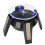 Solar 360 Rotating Watch Phone Stand LED Light Black 3