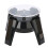 Solar 360 Rotating Watch Phone Stand LED Light Black 2