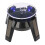 Solar 360 Rotating Watch Phone Stand LED Light Black 4
