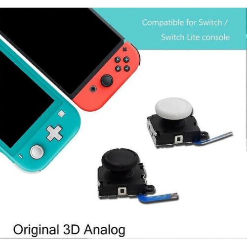 Joystick Thumb Replacement Module for Nintendo Switch NS - Black Sensor Repair Accessory Compatible with Joy-Con 1