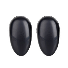 1Pair DIY Hair Treatment Earcap Coloring Black Earmuffs Beauty Tool