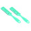 Dual Sides Slim Haircut Blade Trimmer Comb Green 3