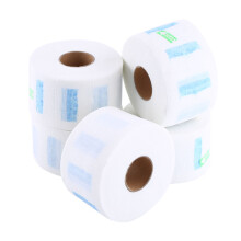 5pcs White Disposable Neck Paper Rolls Hairdressing