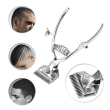 Manual Metal Hair Clippers Portable Silent Trimmer