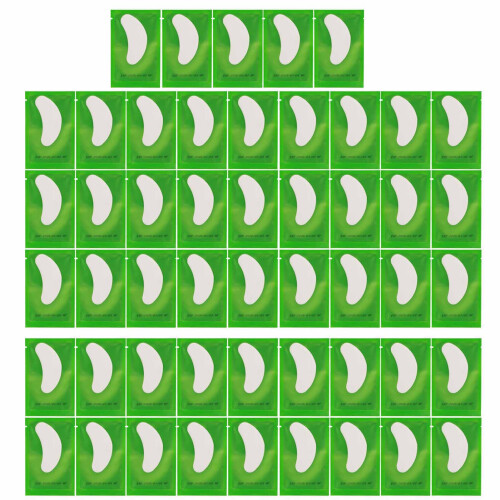 50x Hydrogel Oogkussentjes Wimperverlenging Groen