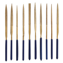 10pcs Titanium Alloy Diamond Needle Files Set Repair Tools