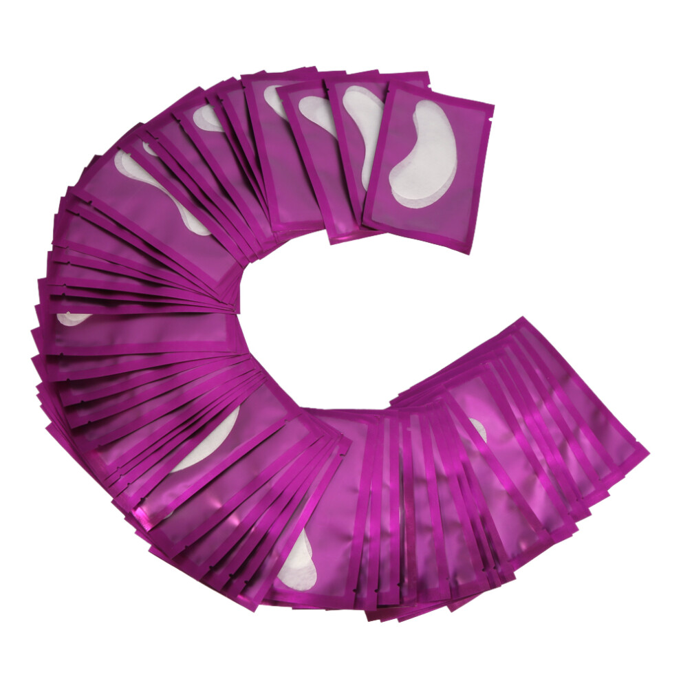 Purple Eyelash Extension Hydrogel Under Eye Gel Pad(10Pairs )