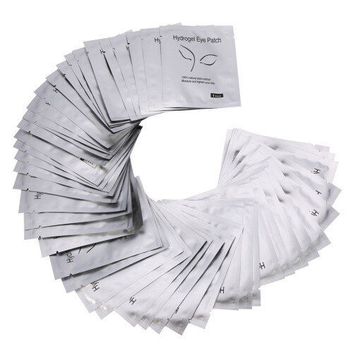 Cuscinetti Idrogel per Ciglia 10 Coppie Argento