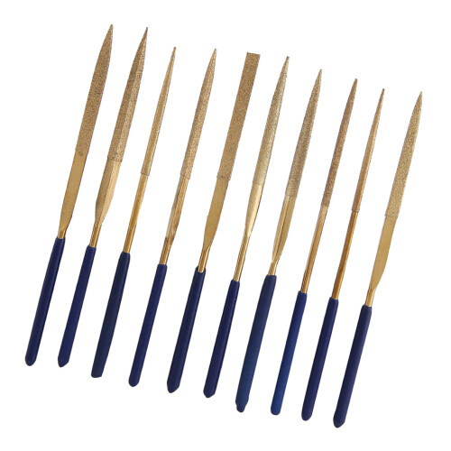 10pcs Titanium Alloy Diamond Needle Files Set Repair Tools 1