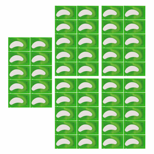 50x Hydrogel Oogkussentjes Wimperverlenging Groen 2