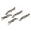 5St Croc Haarklemmen Zebra Plastic 5