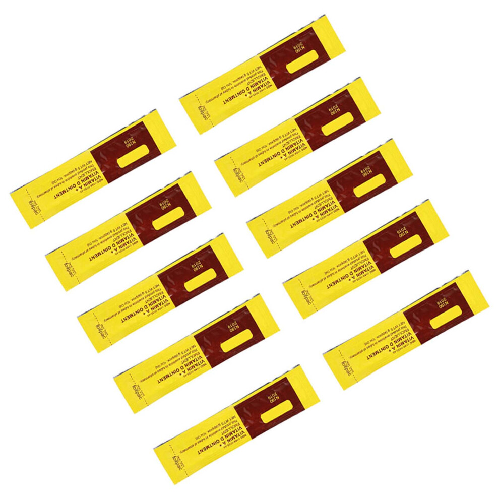 Yellow 10Pcs Set Tattoo Aftercare Anti-Scar Vitamin A&D Ointment