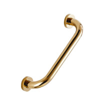 Barra de apoio para banheiro em latão, puxador dourado, puxador embutido para chuveiro, 30 cm