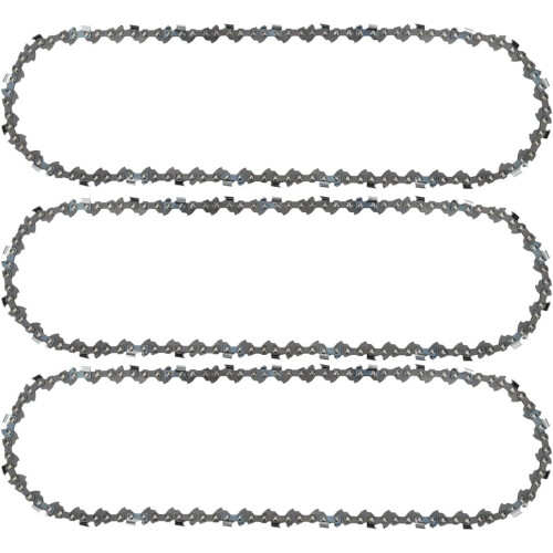 Σετ 3 αλυσίδων αλυσοπρίονου 3/8"LP 52 κρίκων 1,1mm 35cm χαμηλού κλωτσήματος συμβατές με Bo 2