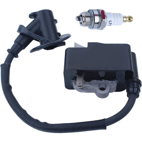 Ignition coil module for Stihl MS181 MS211 MS211C MS171 chainsaws. Replacement parts with spark plug 1139 400 1307. Accessory 2