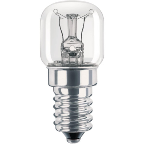 1x Λάμπα E14 Υψηλής Θερμοκρασίας 500 Βαθμών 25w Λάμπα Αλογόνου για Φούρνο με Φυσαλίδε