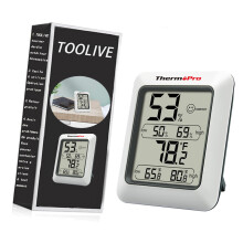 ThermoPro TP50 hygromètre numérique thermomètre d'intérieur thermomètre d'ambiance et jauge d'humidité avec moniteur d'humidité de la tempér