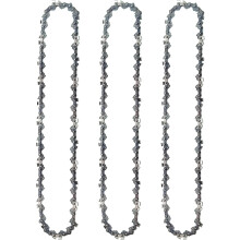 3 kettingzaagkettingen, 20-inch bosbouwzaag, benzinekettingzaag, 325 haakse kettingzaag, 76 secties, 38 messen