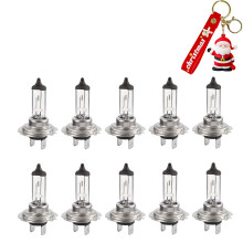 10 lampadine alogene allo xeno H7 12V 55W super luminose, lunga durata per fari anabbaglianti e abbaglianti - Bluedeer