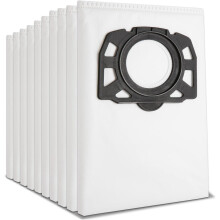Packung mit 10 Staubsaugerbeuteln für Kärcher 2.863-006.0 Vliesfilterbeutel 487 wd4 wd5 wd6 wd5p wd6p premium mv4 mv5 mv6 Filterbeutel