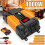 Μετατροπέας τάσης 4000W DC 12V σε 220V, με διπλό φορτιστή USB 4.2A και ένδειξη ισχύος μπαταρ 1