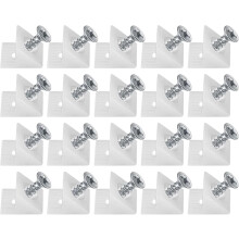 20 stuks kunststof wiggen voor meubellades, bevestigingsbeugels, stabilisatoren voor achterste connectoren, connector voor ladebodems met sc