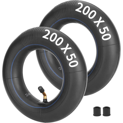 Câmara de ar 1PZ F3I-205 200x50mm de 8 polegadas para patinete elétrico, compatível com Razor E100, E150, E200, Dune Buggy e Schwinn Mo. 1