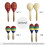 Kid's Wooden Percussion Instruments - Bright Design Comfortable Handle 4