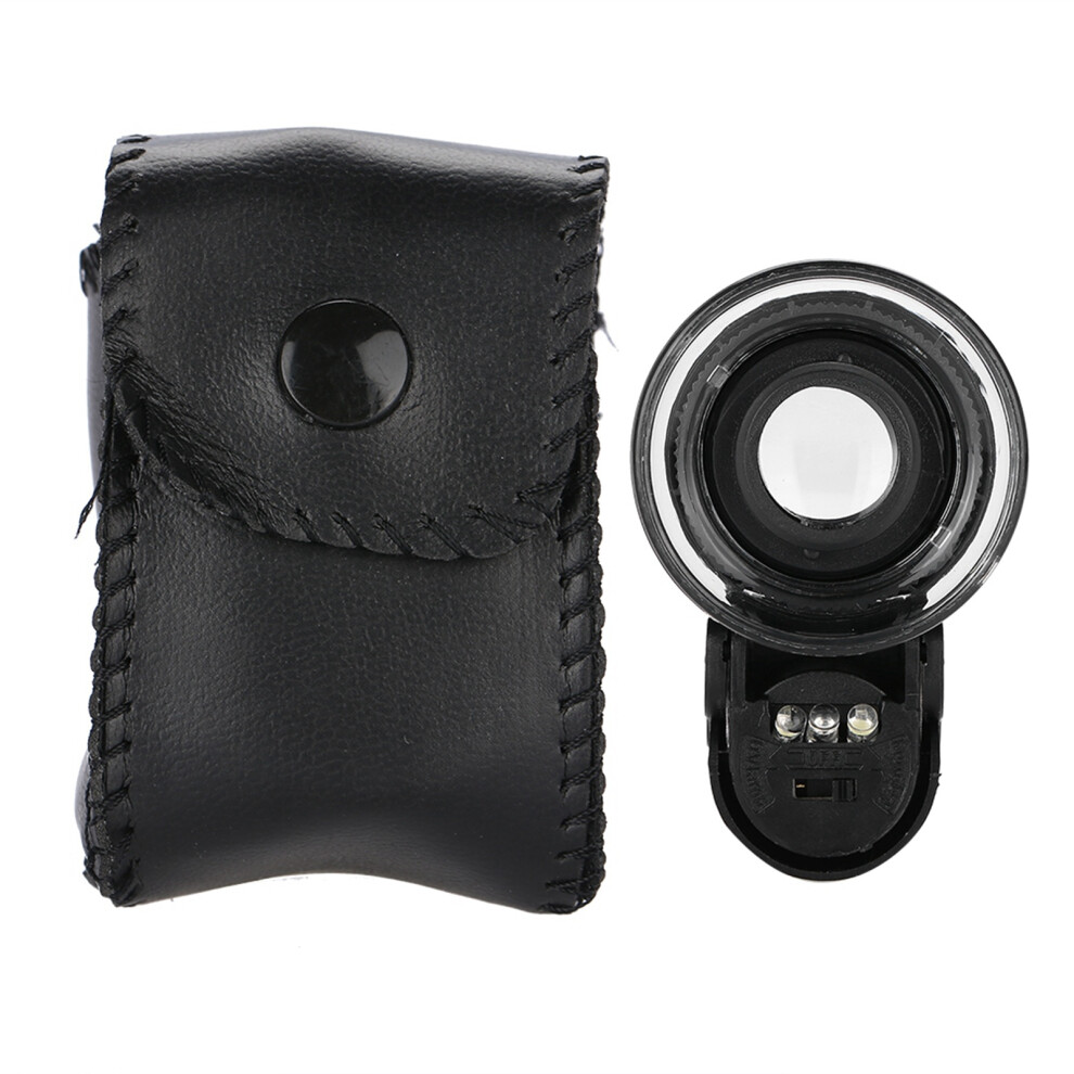 Light Mini 45X Adjustable Loupe Magnifier With Led