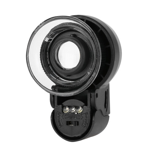 Mini 45X Adjustable Loupe Magnifier with LED Light 2