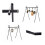 Folding Hanging Rack Travel Camping Shelf Triangle Storage 5