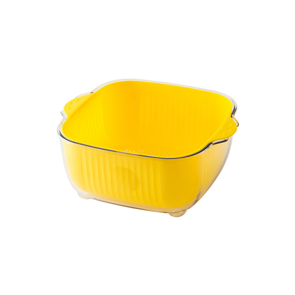 (Large) Double Layer Drain Basket Yellow Duck Pattern Colander Small-image-OPC-PMMCKDS-NEW