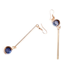 Fashionable Dangle Beads Crystal Antiallergic Ear Clips