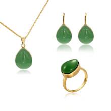 Elegant Geometric Wooden Dangle Earrings Women Alloy