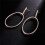 Female Rhinestone Alloy Ear Drop Dangle Earrings 3