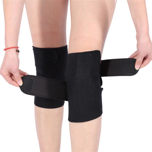 1 Coppia Ginocchiere Elastiche Regolabili per Sport