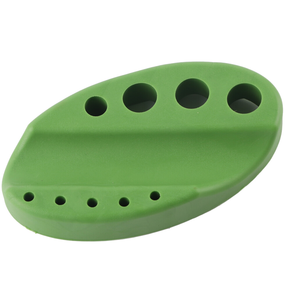 Green Oval Tattoo Microblading Pigment Cup Cap Pen Rack Ink Holder (Green)
