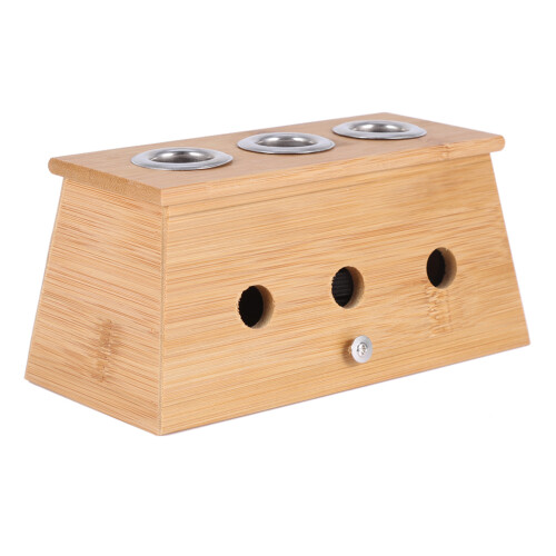 Bamboe Moxa Box Houders (3 Gaten) 1