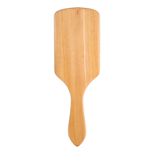 Spazzola Massaggio Capelli Legno Naturale Nero 1