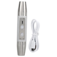 4 Lights Professional Flashlight USB Rechargeable Jewelry ID Torch