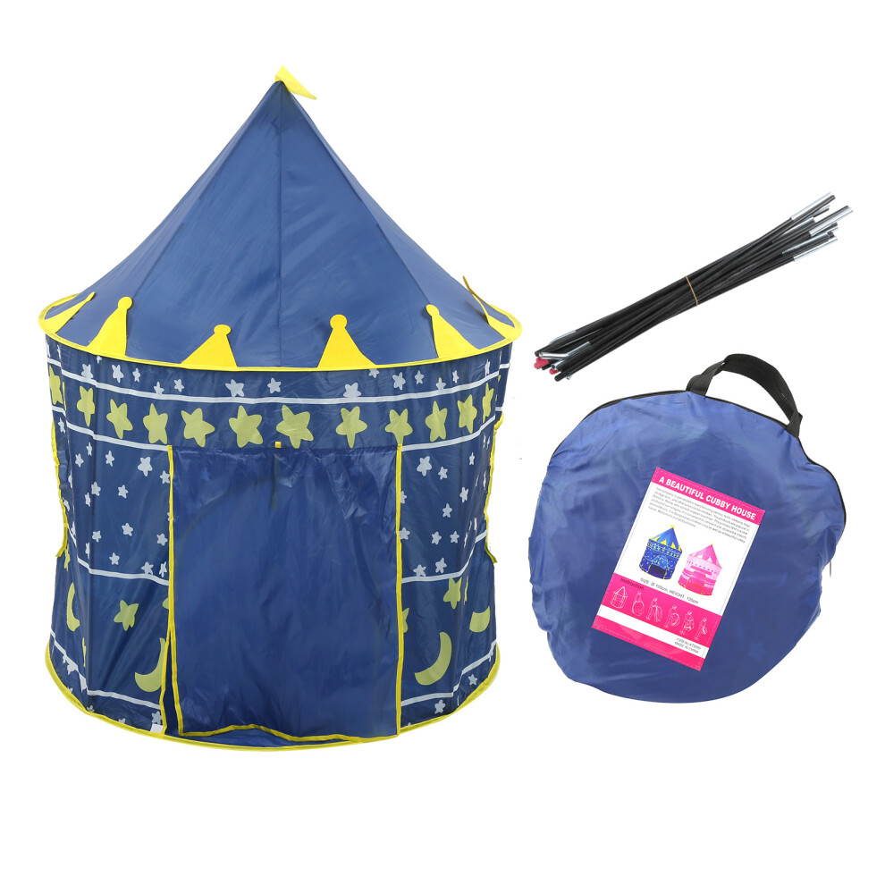(Blue) Children Play Tent Castle Indoor Outdoor Playhouse Toy Kids Gift Blue-image-OPC-PMMCMRP-NEW