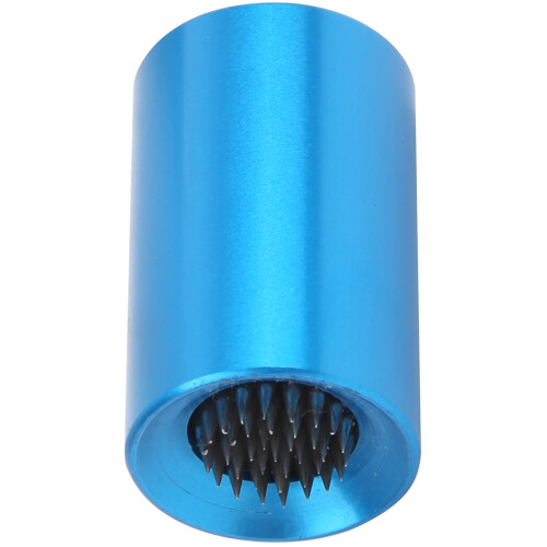 (Blue) 2 in 1 Billiard Cue Tip Shaper Scuffer Tool Blue 2