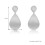 Vintage Water Drop Alloy Earring Silver 5