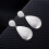 Vintage Water Drop Alloy Earring Silver 3